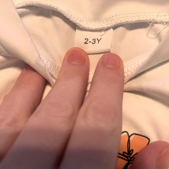 White Floral Graphic Sweatshirt - Picture 2 of 6